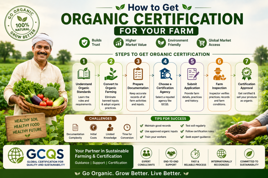 Organic farming certification