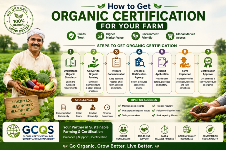 Organic farming certification