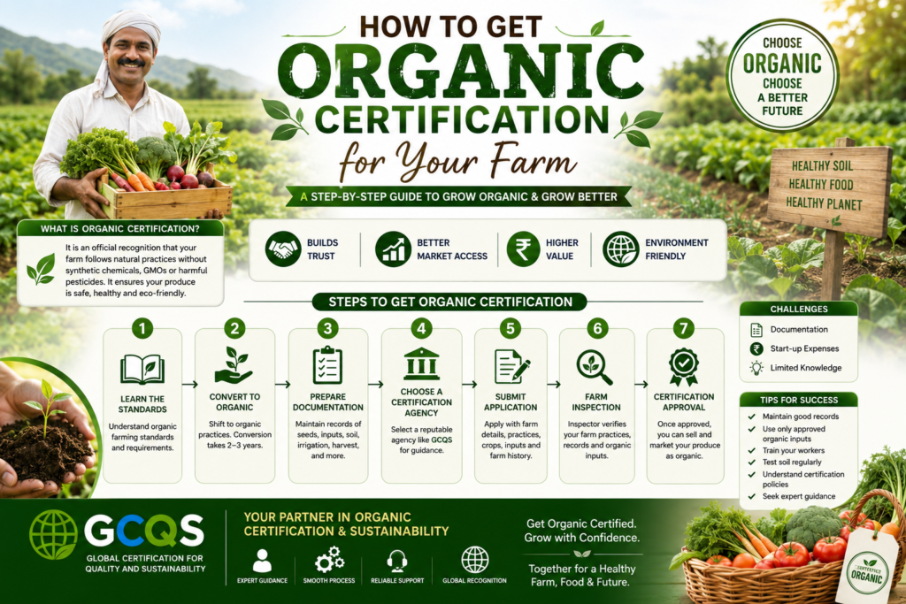 Organic farming certification