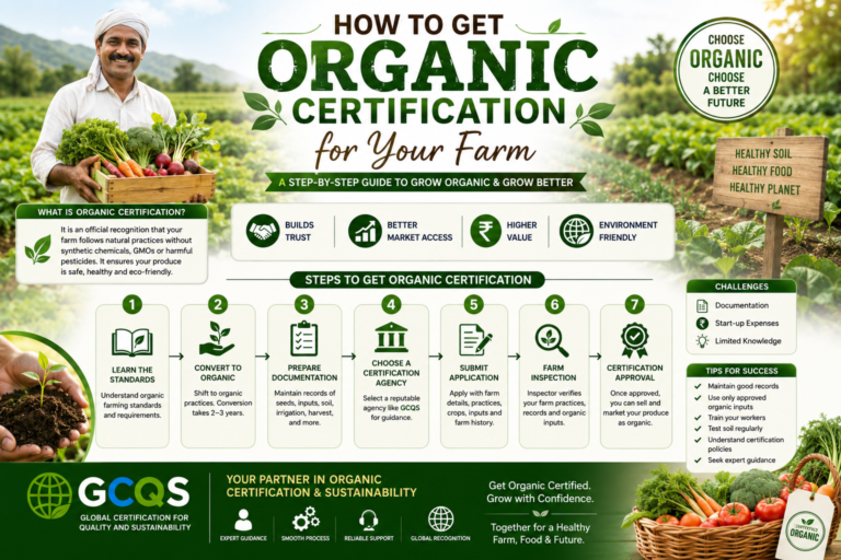 Organic farming certification