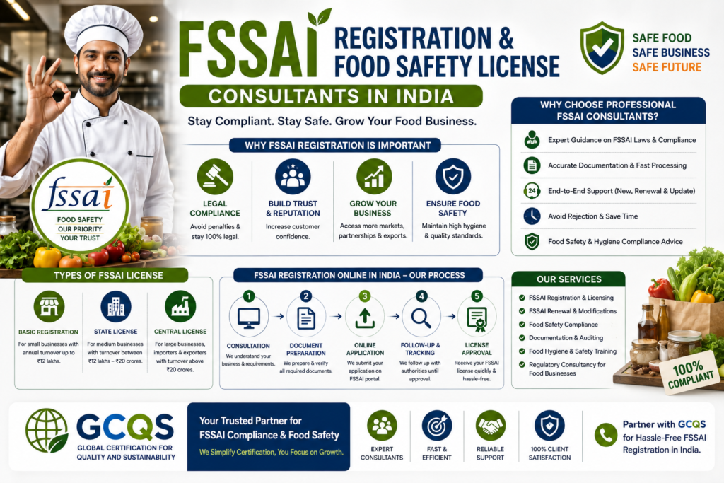 FSSAI registration online in India