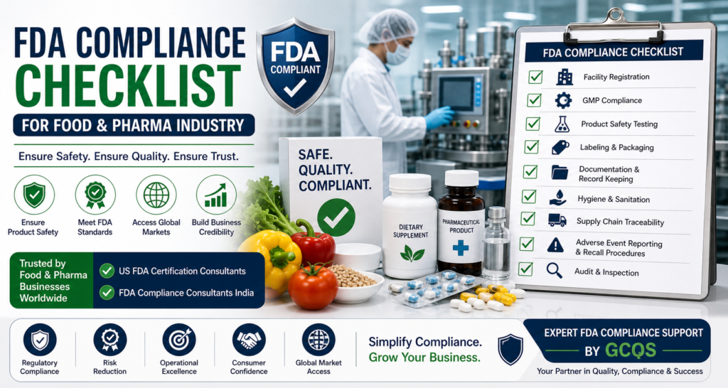 FDA compliance consultants India