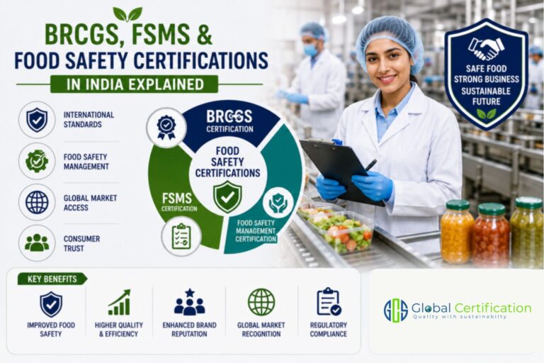 BRCGS, FSMS & Food Safety Certifications in Ind
