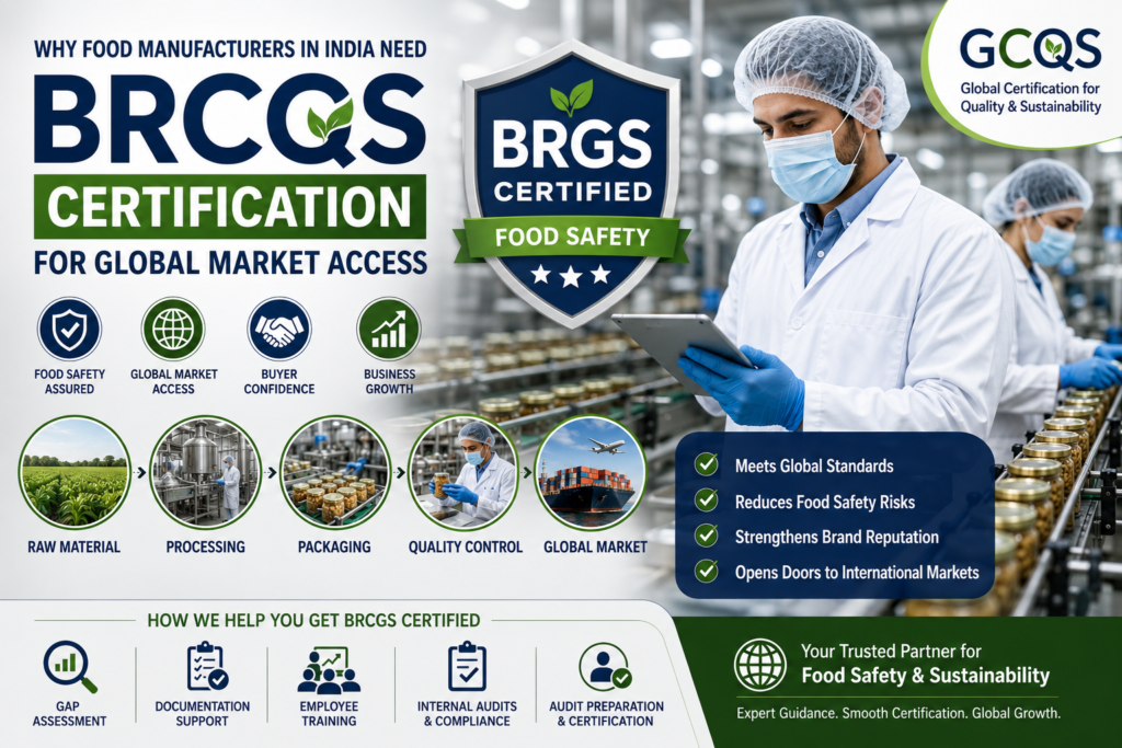 BRCGS food safety certification