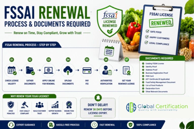 FSSAI Renewal Process and Documents Required