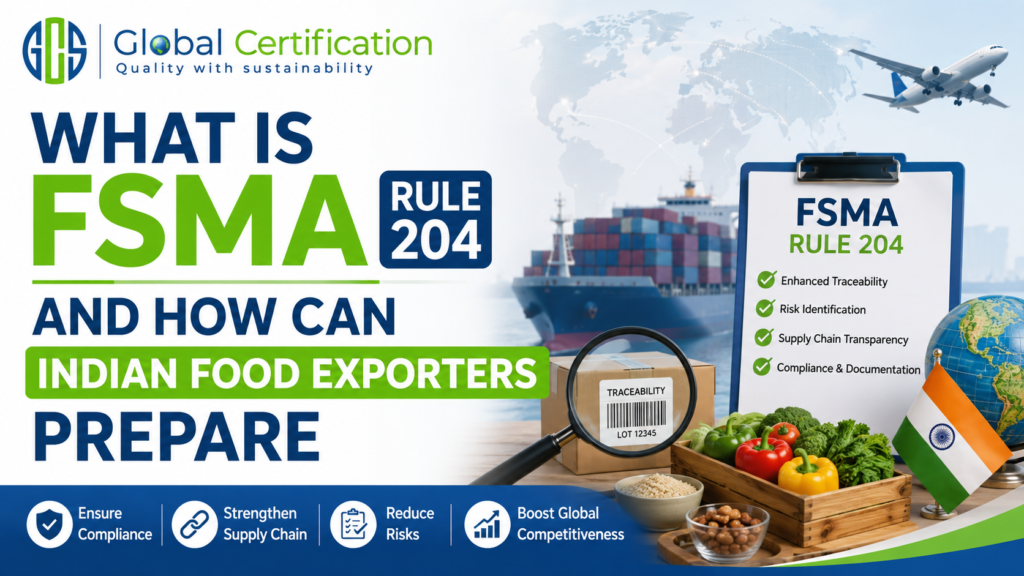 FSMA compliance for food exporters