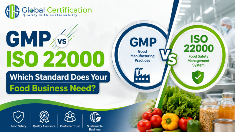 GMP certification for food industry